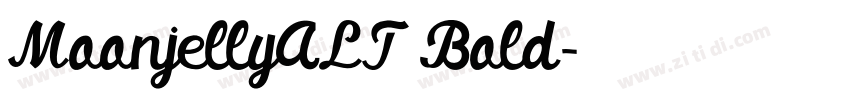 MoonjellyALT Bold字体转换